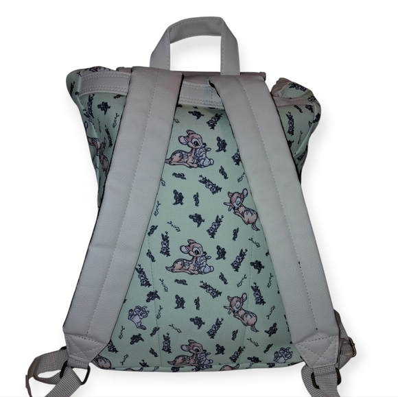 Loungefly Disney Bambi & Thumper Floral Slouch FULL SIZE Backpack - Picture 5 of 7